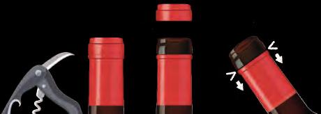 Disponible en Ø 17 Mejora la experiencia de disfrutar un vino facilitando el descapsulado Corte limpio Fácil descapsulado Mejora de imagen Rhin 75 C PR P / Doble 18 / 1,1 71 327 / 331 75,8 440 EX TO*