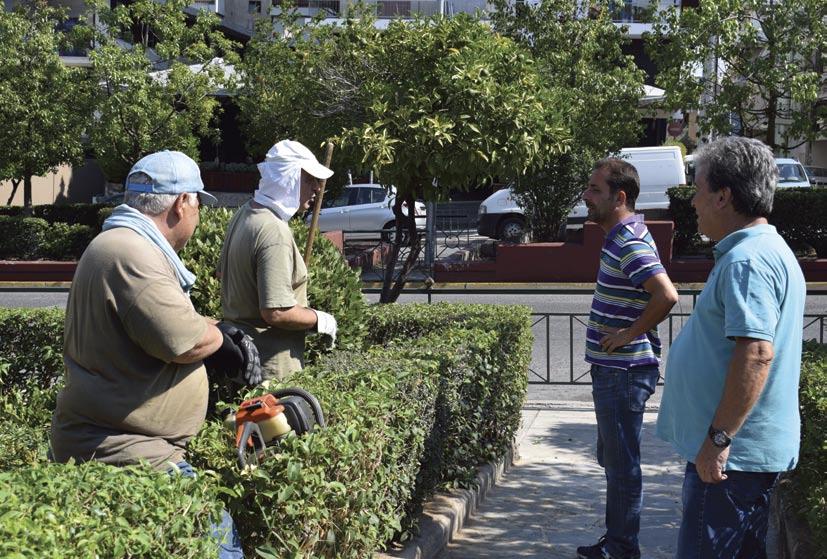 Διαφοροποιήσαμε τις νέες φυτεύσεις με διαφορετικά ενδημικά είδη, μη αλλεργιογόνα, προκειμένου να υπάρχε