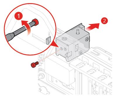 Σχήμα 125. Αφαίρεση του E-lock Σχήμα 126. Εγκατάσταση του E-lock 4. Συνδέστε το καλώδιο του E-lock στην πλακέτα συστήματος. 5. Ολοκληρώστε την αντικατάσταση.