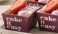 Vierkant @90 Cake It Easy Cup 10x20 Χάρτινες φόρμες ψησίματος για