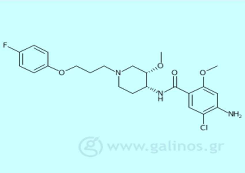 H σισαπρίδη (cisapride) δρα εμμέσως διευκολύνοντας την έκλυση ακετυλχολίνης από τις τελικές απολήξεις του παρασυμπαθητικού στο μυεντερικό πλέγμα του Auerbach.