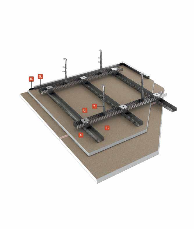 Ψευδοροφή TECHNOGIPSpro FIRE CEILING 60.1 H TECHNOGIPSpro Fire Ceiling 60.