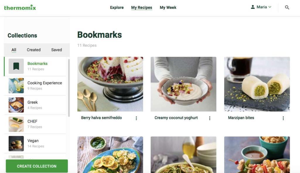 38. Πατώντας το «My Recipes» θα μπορείτε να δείτε όλες τις συνταγές τις