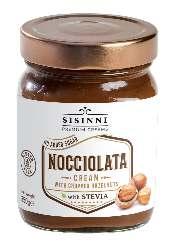 33 with stevia με στέβια nocciolaτα cream almond cream Peanut Butter sesame cocoa cream Ingredients: Sweeteners: maltitol and steviol glycosides (extract from the plant stevia), vegetable oil