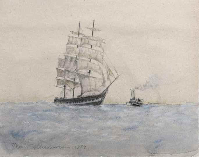 5 cm 4 5. ΠΡΟΣΑΛΕΝΤΗΣ Αιμίλιος (1859-1926) Ακρόπολις Ακουαρέλλα σε χαρτί 25 35 εκ υπγρμ κ.