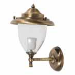 132763 23 cm IP64 Ε27 23 Watt WALL LIGHT 428Α 25 cm ΜΠΡΟΝΖΕ/BRASS