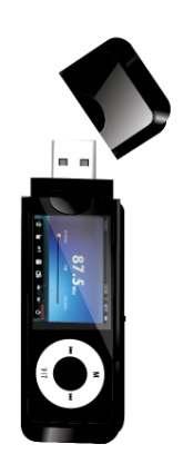 ! OSIO Multimedia player με ραδιόφωνο Οθόνη LCD Με εξωτερική μνήμη