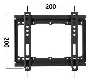 OSM-16 OSIO Color:Black 5205082142548 18589-0016 OSM-16 BAΣΗ TV Εφαρμόζει σε μεγέθη τηλεόρασης: 10-24 Σηκώνει βάρος μέχρι: 15κιλά Γωνία κάθετης