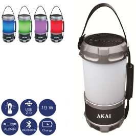 ABTS-S38 4905192532260 110582-0006 ABTS-S38, ΦΟΡΗΤΟ ΗΧΕΙΟ ΜΕ BT, CAMPING ΦΑΝΑΡΙ Λουρί μεταφοράς Αντιολισθητικό κάτω μέρος Λειτουργία φαναριού Ένα θέμα φωτισμού με πολλά χρώματα Συνδεθείτε με