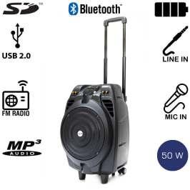 μικρόφωνο Είσοδος 3,5 mm για smartphone, mp3 player κ.α. Ενσωματωμένη επαναφορτιζόμενη μπαταρία 4.