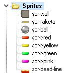 περιηγηθείτε στον φάκελο Maze - Platform (βρίσκεται μέσα στο φάκελο εγκατάστασης του Game Maker), ανοίξτε την εικόνα wall-block.png και δώστε στο sprite κατάλληλο όνομα, π.χ. spr-wall και πατήστε ΟΚ.