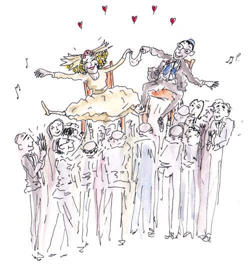 Academia and Industry relationship: a Jewish wedding: dancing