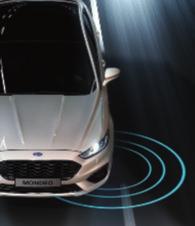 FORD MONDEO Remarkable Technologies Οι έξυπνες τεχνολογίες της Ford Υποβοήθηση διατήρησης λωρίδας Λειτουργεί σε ταχύτητες πάνω από 65 km/h σε δρόμους με πολλαπλές λωρίδες κυκλοφορίας