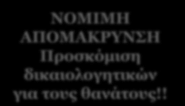 Προσκόμιση δικαιολογητικών για