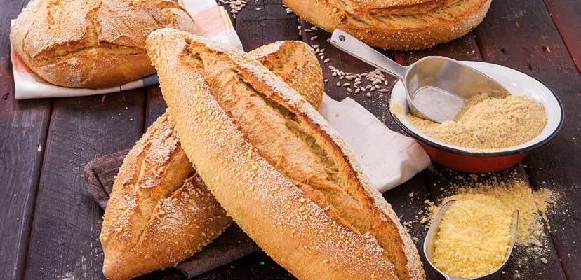 Puravita Natura Corn Το Puravita Natura Corn είναι ένα απολαυστικό ψωµί µε υπέροχη γεύση καλαµποκιού µε νιφάδες & ηλιόσπορους. Περιέχει φυσικό προζύµι Sapore.