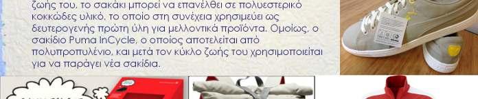 Προκειµένου να είναι σε θέση να παράγει ένα βιοαποικοδοµήσιµο προϊόν, η Puma έπρεπε να