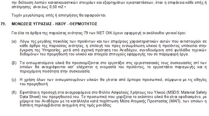 ΑΡΘΡΑ A.T. : 001 Άρθρο : ΝΑΟΙΚ 22.20.01ΣΧ Καθαίρεση δαπέ