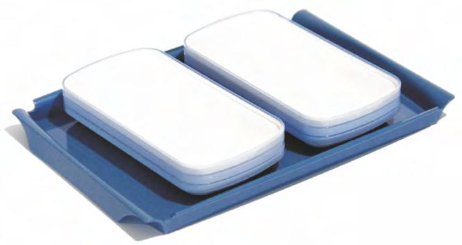 Acrylic Cups with Tray - SET of Six 50x1 ΣΕΤ
