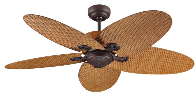 Fijian II SKU 80210295 Mπρούτζος Καφέ 132cm 5 Μεταλλικό ABS 3 (Low-Medium-High)