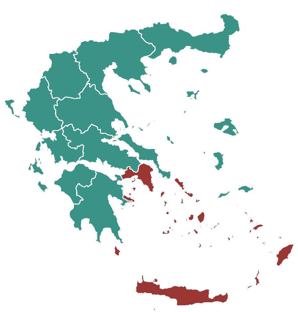 ΑΝΑΛΥΣΗ ΔΕΔΟΜΕΝΩΝ Κατανομή των τύπων νοικοκυριών ανά περιφέρεια Μονομελές νοικοκυριό Νοικοκυριό με ένα γονέα και ένα παιδί ηλικίας κάτω των 25 ετών Ζευγάρι χωρίς παιδί ηλικίας κάτω των 25 ετών