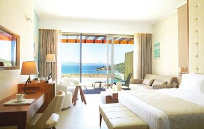 Με 7 επιλογές: Standard Double Room - Miraggio Double Room - Junior Suite - Junior Suite with Private Pool Sea View - Family Suite - Suite with Private Pool Sea View - Deluxe Duplex Suite with
