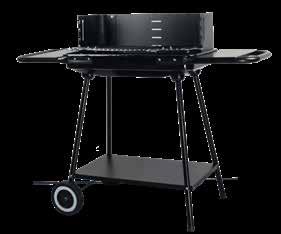 BBQ1020 015437 Ψησταριά κάρβουνου Διαστάσεις 49x29cm Διαστάσεις προϊόντος