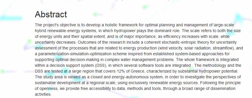 Mamassis, Climate, hydrology, energy, water: recognizing uncertainty and seeking sustainability, Hydrology & Earth System Sciences, 13, 247-257, 2009. Koutsoyiannis, D., & A.