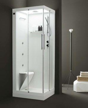 γιανγκ young 140x80x227. 120x75x227. 100x70x227 Μια νέα γωνιά απόλαυσης για την προσωπική φροντίδα όπου συνδυάζει τις ανάγκες υδρομασάζατμόλουτρου και διακόσμησης.