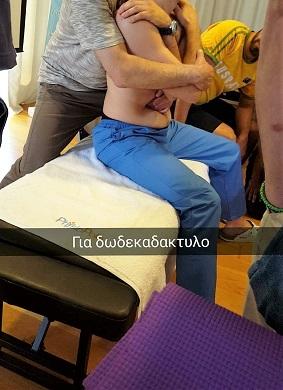 προστασίας. Η κατεύθυνση της πλάγιας κίνησης υποδεικνύει το όργανο που σχετίζεται με το πρόβλημα και τη συναισθηματική αντίδραση του ασθενή.