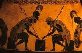 Στην Ιλιάδα μπορούμε να δούμε για τον πλούτο της πόλης όταν ο Αγαμέμνονας δίνει δώρα στον Αχιλλέα αλλά αυτός αρνείται