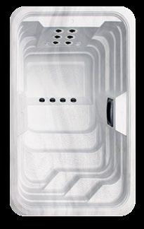 Μόνωση πολυουρεθάνης Polyurethane insulation SWIM SPA 4000 3960x300x105 Βασικά χαρακτηριστικά μοντέλων / Specifications Χωρητικότητα / Capacity IMP6000: 11.000 lt, IMP4000: 6.