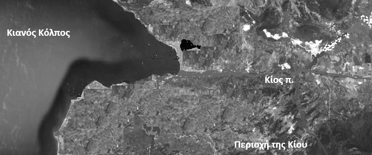 54 ηµητρίου Ρήγα εξιά τους η ακτογραµµή τους δείχνει την ισάδα δεν σταµατούνε πουθενά δεν χάνουνε αράδα, βλέπουν ανθρώπους στις ακτές, σπιτάκια και καλύβια βλέπουνε και οικήµατα που έχουν