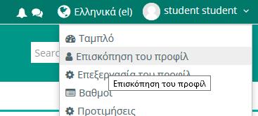 συνθηματικό. Και στη συνέχεια τον τίτλο του προγράμματος που έχουμε εγγραφεί. 2.