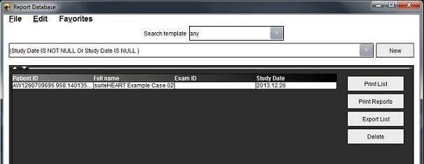 EIKONA 4. Παράθυρο αποτελεσμάτων ερωτήματος 1 2 3 5 4 6 1. Γραμμή ιστορικού, 2. Αποτελέσματα ερωτήματος, 3. Κουμπί εκτύπωσης λίστας, 4. Κουμπί εκτύπωσης αναφορών, 5. Κουμπί εξαγωγής λίστας, 6.