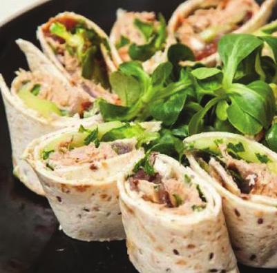 mozzarella Ιταλίας, prosciutto & blueberries Φιλέτο κοτόπουλο σχάρας, καραμελωμένα κρεμμύδια, μανιτάρια & λάδι μάυρης τρούφας Ψητά λαχανικά & κρέμα balsamico Κατίκι Δομοκού, bacon & ντοματίνι