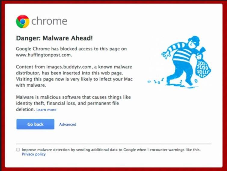 Malware and Phishing Warnings Προστασία χρηστών από κακόβουλες