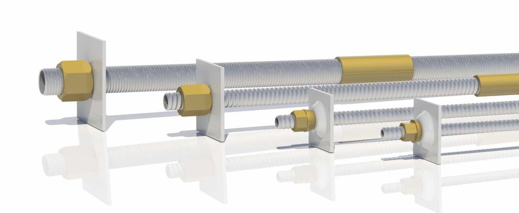 Περιγραφή συστήματος ELEBAR -SD ELEBAR -SD system description Τα αυτοδιατρήοντα αγκύρια ELEBAR -SD συνιστούν ένα σύστημα αγκύρωσης όπου το ίδιο το αγκύριο αποτελεί και τη διατρητική στήλη με την