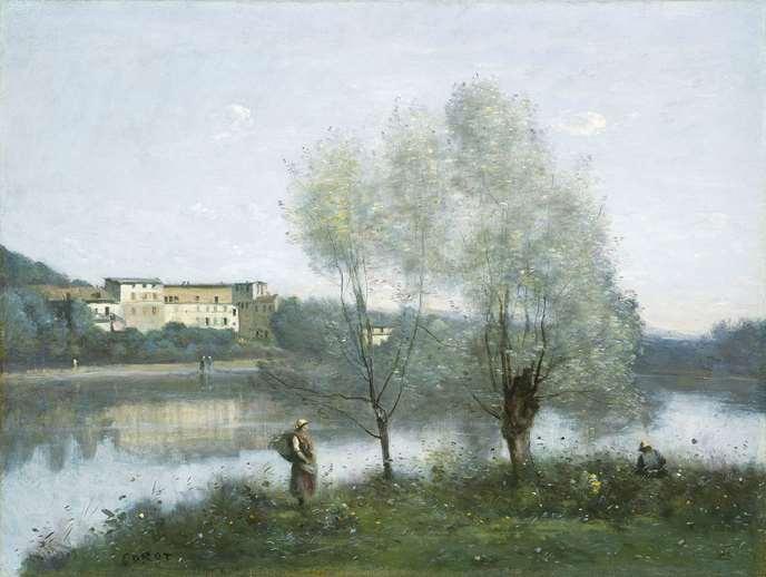 ΕΡΓΟ 17: Κορό «Η Βιλ ντ Αβρέ», 1870. Λάδι σε μουσαμά, 40Χ60 εκ.
