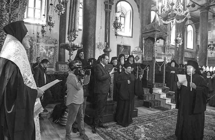 Δευτέρα 17 Ιουνίου 2019 Monday, June 17, 2019 Ενθρόνιση Αρχιεπισκόπου Ελπιδοφόρου 24 The Lesser and Greater Minima of the new Archbishop of America In the presence of the Ecumenical Patriarch and the