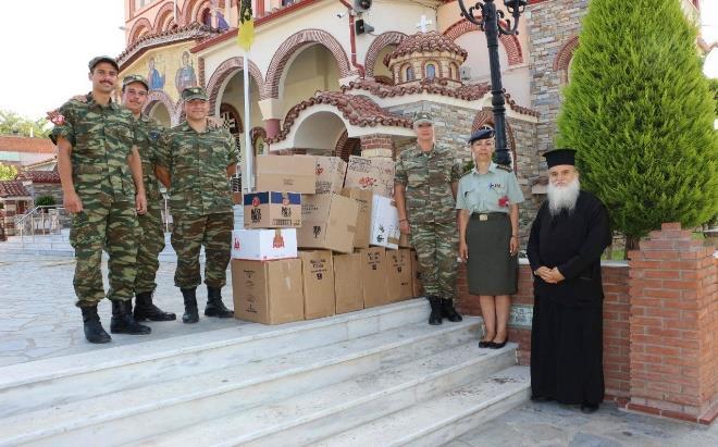 ΛΟΙΠΕΣ ΔΡΑΣΤΗΡΙΟΤΗΤΕΣ ΣΤΡΑΤΟΣ ΞΗΡΑΣ Διατέθηκαν από τους Σχηματισμούς 1.882 κιβώτια Με τρόφιμα Και 43.