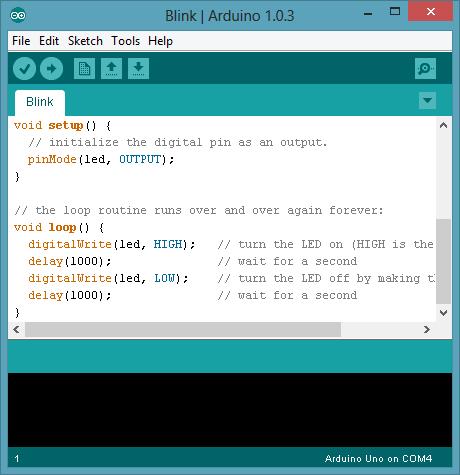 Προγραμματισμός Arduino Η γλώσσα του Arduino υποστηρίζει όλες τις βασικές δομές της C καθώς και κάποιες της C++. Xρησιμοποιεί το GNU toolchain και το AVR Libc για να μεταγλωττίζει προγράμματα.