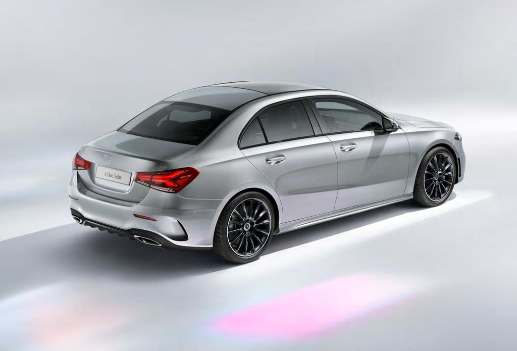 Το πίσω τμήμα της A-Class Sedan. Η αρχή μία νέας εποχής design.