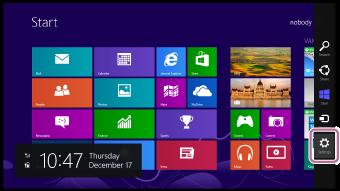 2. Επιλέξτε [Change PC Settings]
