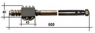 Τιμόνια σειρά Β και L K-34150-620-1 Άξονας + Ατέρμων 78.