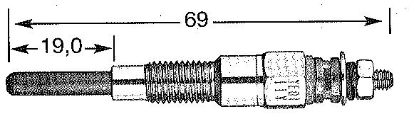 L=85mm M10x1.25 tip length 22.5mm 18.