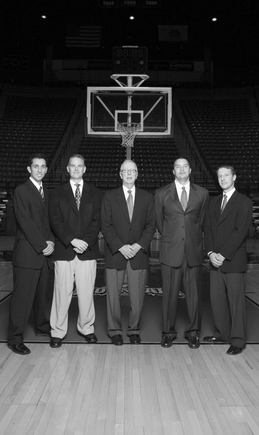Aztec Coaches 2002 NCAA TOURNAMENT 2003 NIT 2006 NCAA TOURNAMENT 2007 NIT Steve Fisher and his basketball staff look to guide the Aztecs to the postseason for a third