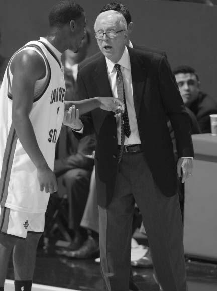 Steve Fisher 2002 NCAA TOURNAMENT 2003 NIT 2006 NCAA TOURNAMENT 2007 NIT SDSU as the team to beat in the MWC, something that had never happened in the Scarlet and Black s Division I history.