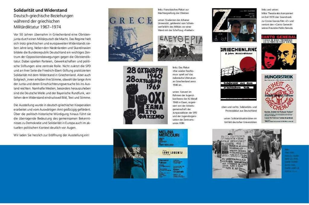 Ausstellungseröffnung - Solidarität und Widerstand.