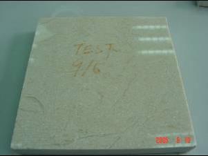 9/6 markings on the marble coated by