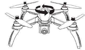 ΕΚΚΙΝΗΣΗ ΤΟΥ DRONE Λειτουργία εντοπισμού Αφού γίνει η σύνδεση με το τηλεχειριστήριο, το drone θα μπει σε λειτουργία εντοπισμού.